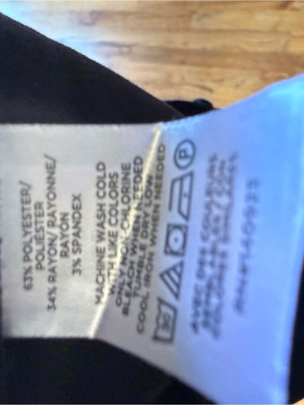 LOFT Ladies’ Classic Wide-Leg Black Dress Pants size 12, 29” inseam - Picture 5 of 6